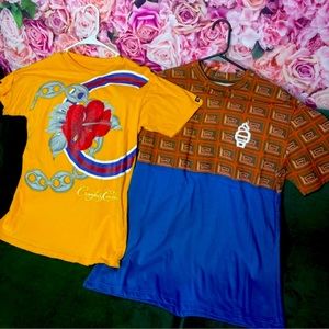 2 small mens graphic tees